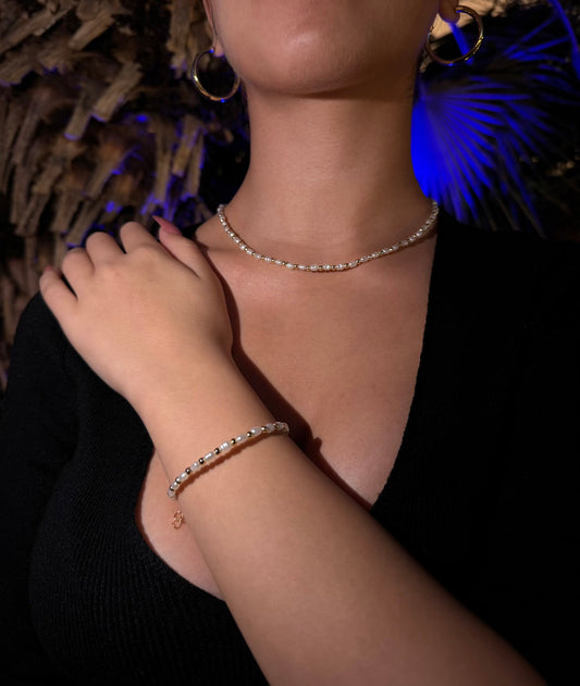 İnci Kolye ve İnci Bileklik