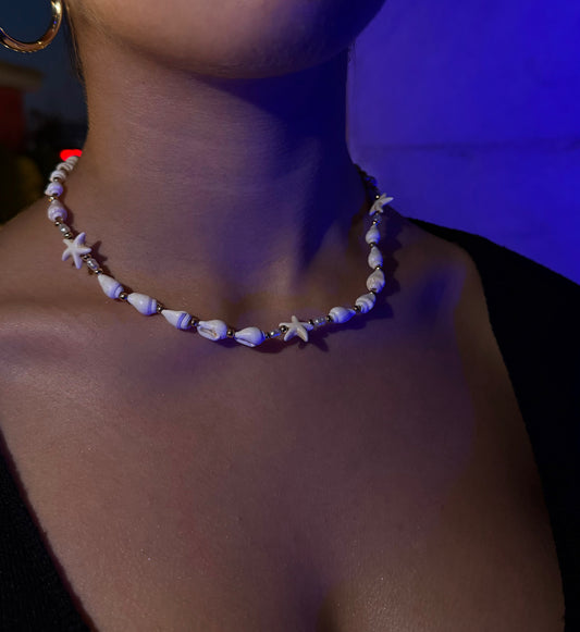 Deniz Yıldızlı ve Deniz Kabuklu Kolye